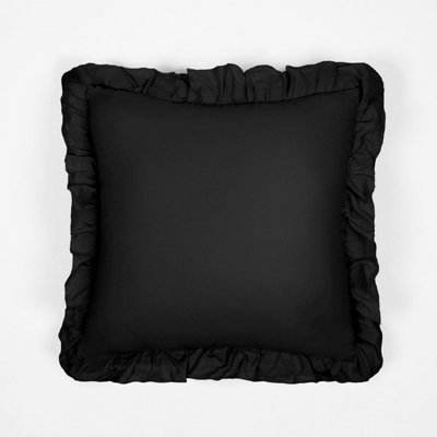 2 Pack Linen Frill Cushion Covers Home Living Luxury