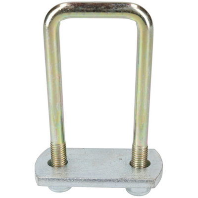 8 Pack M10 U-Bolts – 40mm X 110mm, High Tensile, Zinc Plated With Nuts & Washers For Trailers