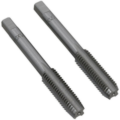 2 PACK - M10 x 1.5mm Taper & Plug Tap Set - Premium Steel - Socket Threading Bit