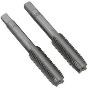 2 PACK M12 x 1.75mm Taper & Plug Tap Set - Premium Steel - Socket Threading Bit