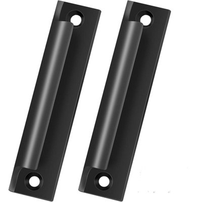 2 Pack Metal EXterior Balcony Door Handle Stainless Steel Horizontal ...