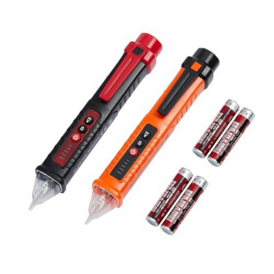 2 Pack Non-Contact Voltage Detector, Voltage Tester Electrical Tester ...