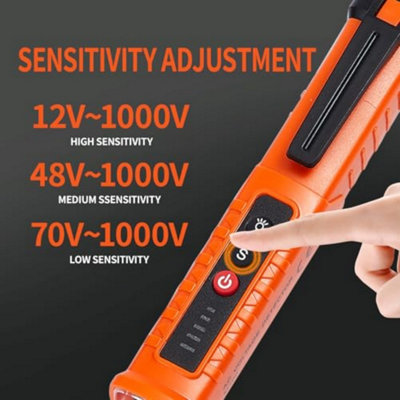 2 Pack Non-Contact Voltage Detector, Voltage Tester Electrical Tester ...
