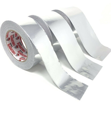 2 Pack of 48mm x 45m Aluminium Foil Insulating Tape