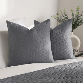 2 Pack of Pinsonic Cushion Covers Filled Home Living Luxury