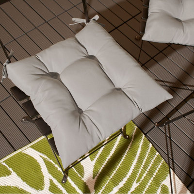 2 Pack of Water Resistant Cushion Seat Pads Outdoor