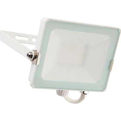 2 PACK Outdoor Waterproof LED Floodlight - 30W Cool White LED - Matt White