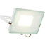 2 PACK Outdoor Waterproof LED Floodlight - 50W Cool White LED - Matt White