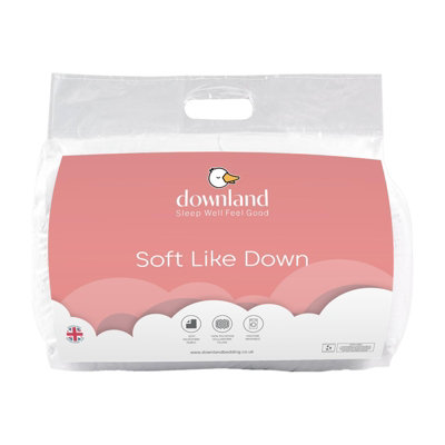 2 Pack Pillows Hotel Quality Bounce Back Microfibre Filled Plump Bedding - 3