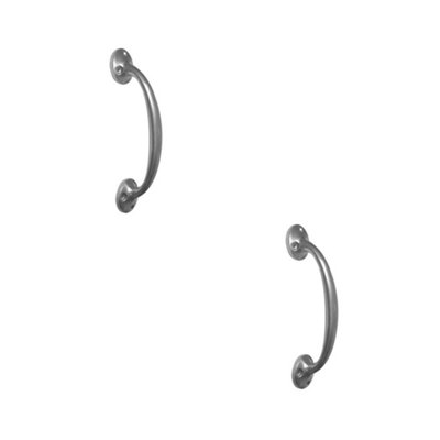 2 PACK Premium 150mm Satin Anodised Aluminium Bow Handle for Stylish Interiors - Door Handle