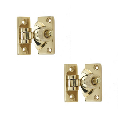 2 PACK Premium 55mm Polished Brass Fasteners for Durable Projects - Window Fastener