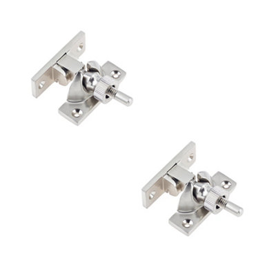 2 PACK Premium 55mm Satin Nickel Fasteners for Durable Home Improvement - Window Fastener