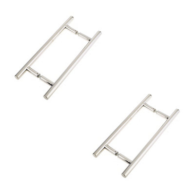 2 PACK Premium Polished Stainless Steel 19mm Pull Handle for B2B Applications - Door Handle