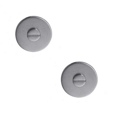 2 PACK Premium Stainless Steel Cover for 52x8mm Indicator-Free Turns & Releases - Door Handle