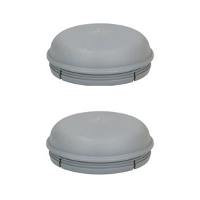 2 Pack Replacement 76mm Dust Hub Cap Cover for IFOR WILLIAMS Trailer Drum