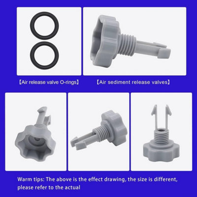 2 Pack Replacement Air Release Valve and O Ring for Intex 10460 10264 2 ...