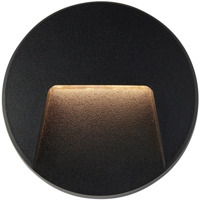 2 PACK Round Outdoor IP65 Pathway Guide Light - Indirect CCT LED ...