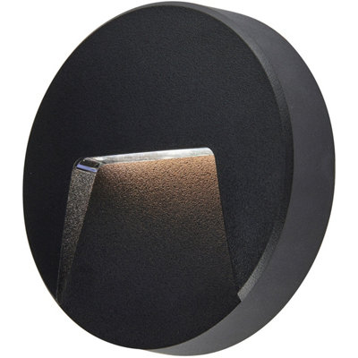 2 PACK Round Outdoor IP65 Pathway Guide Light - Indirect CCT LED ...