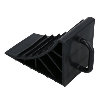 2 Pack Safety Wheel Chocks Blocks Car Trailer Caravan Horsebox Wedge