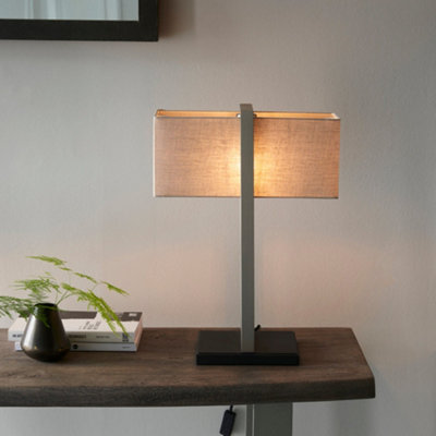 Table lamp 2024 linen shade