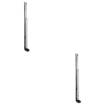 2 PACK - Satin Steel PVC Window Friction Hinge - 13mm & 17mm Stack Heights