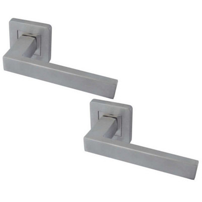 2 PACK Sirius Satin Stainless Steel Door Handle - Grade 304 Excellence - Interior Handle