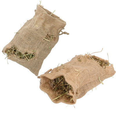 2 Pack Small Animal Pet Treat Rabbit Guinea Pig Nibble Veg Patch Sackaroo