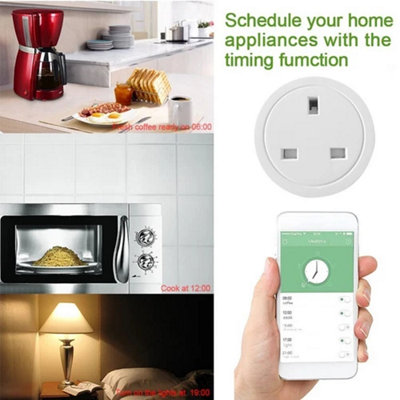 2 Pack Smart WiFi Plug Socket with Remote Control