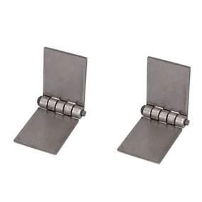 2 Pack Solid Drawn Steel Butt Hinge Extra Heavy Duty Industrial 50x137mm