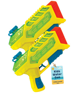 2 Pack Space Kids Water Pistols Toy Gun 16cm