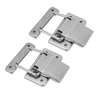 2-Pack Stainless Steel Spring Loaded Toggle Latch Catch for Cabinet Hardware