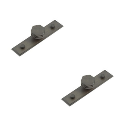 2 PACK Stylish 30mm Dark Bronze Cupboard Knob for Modern Interiors Kitchen Cabinet Knob