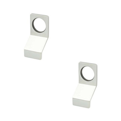 2 PACK Stylish Cylinder Pull Handle in Polished Stainless Steel - Door Lock Finger Pull