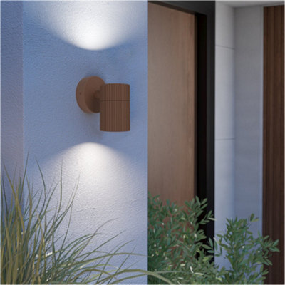 2 PACK Stylish Rust-Coloured Indoor Wall Light for Modern Home Décor