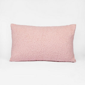 2 Pack Teddy Fleece Soft Warm Filled Pillow Cushion