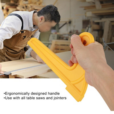 2-Pack V-Type Wood Saw Push Sticks for Table Saw and Router Work