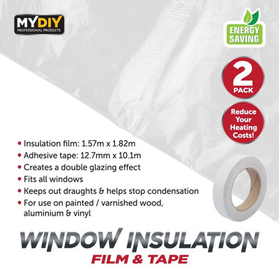 Insulation Film, 1.5 x 3 m, Thermal Cover Window Thermal Film