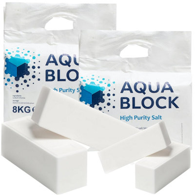 2 Packs (4 Blocks) Salt Water Softeners High Purity Grade A Salt Block ...
