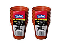 2 Packs of 10 Whitefurze 7.5cm Seed Pots