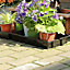 2 Packs of 5 Reusable Seed Gravel Trays Seedling Starter Tray Flower Herb 37 x 23cm