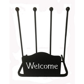 2 Pair Boot Rack - Welcome - Steel - L29 x W39 x H48 cm
