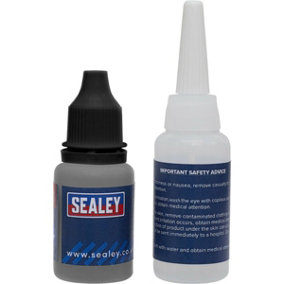 2-Part Adhesive & Filler Repair System - Fast-Fix Filler Powder - Black