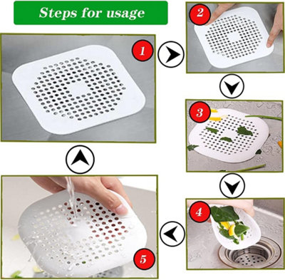 thumbnail image 2 of Wekvgz 2Pcs 3-in-1 Stainless Steel Sink Aid, Kitchen Sink Drain... 2 of 9