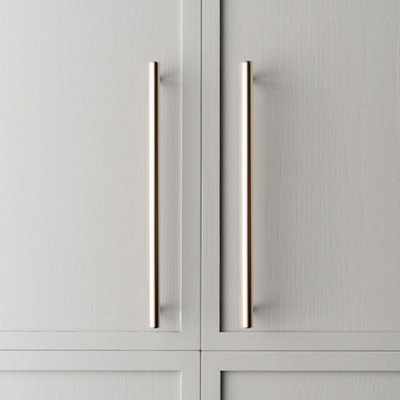 2 Pcs Gold Furniture Handles Furniture Bar Handle for Cabinets Drawers & Wardrobes 160mm