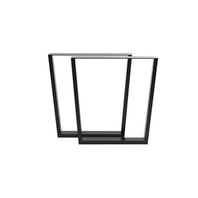 2 Pcs Industrial Desk & Table Legs Metal Furniture Legs L 66cm x W 7cm x H 71cm Price Comparisons | Compare The Build