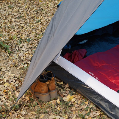2 Person Camping Starter Set 2 x sleeping bags 2 x Mats 1 x Tent 1 x Lantern - 6