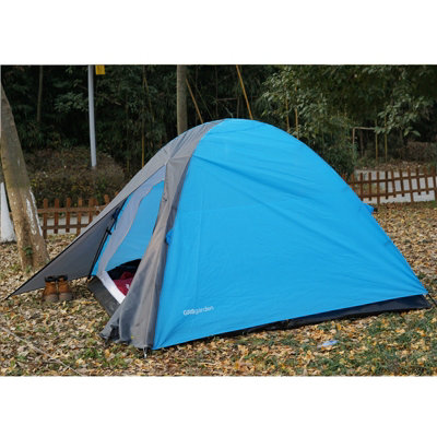 2 Person Camping Starter Set 2 x sleeping bags 2 x Mats 1 x Tent 1 x Lantern - 9