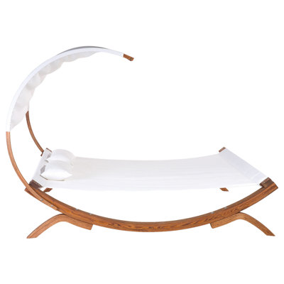 2-Person Garden Sun Lounger Off-White TERAMO - 5