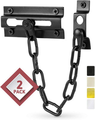 2 piece door chain lock set, exclusive chain lock, extended chain