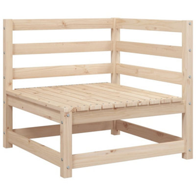 2 Piece Garden Sofa Set Solid Wood Pine - 4
